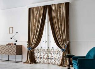 Italian curtains: varieties and design features