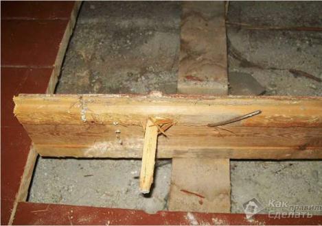 How to insulate an old floor in a private house