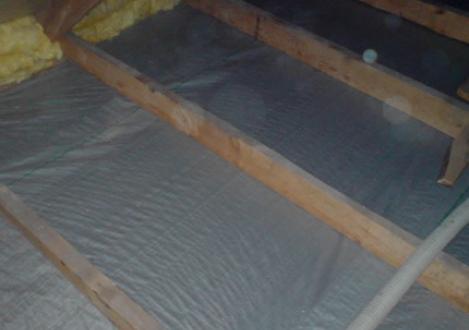How to insulate an attic floor